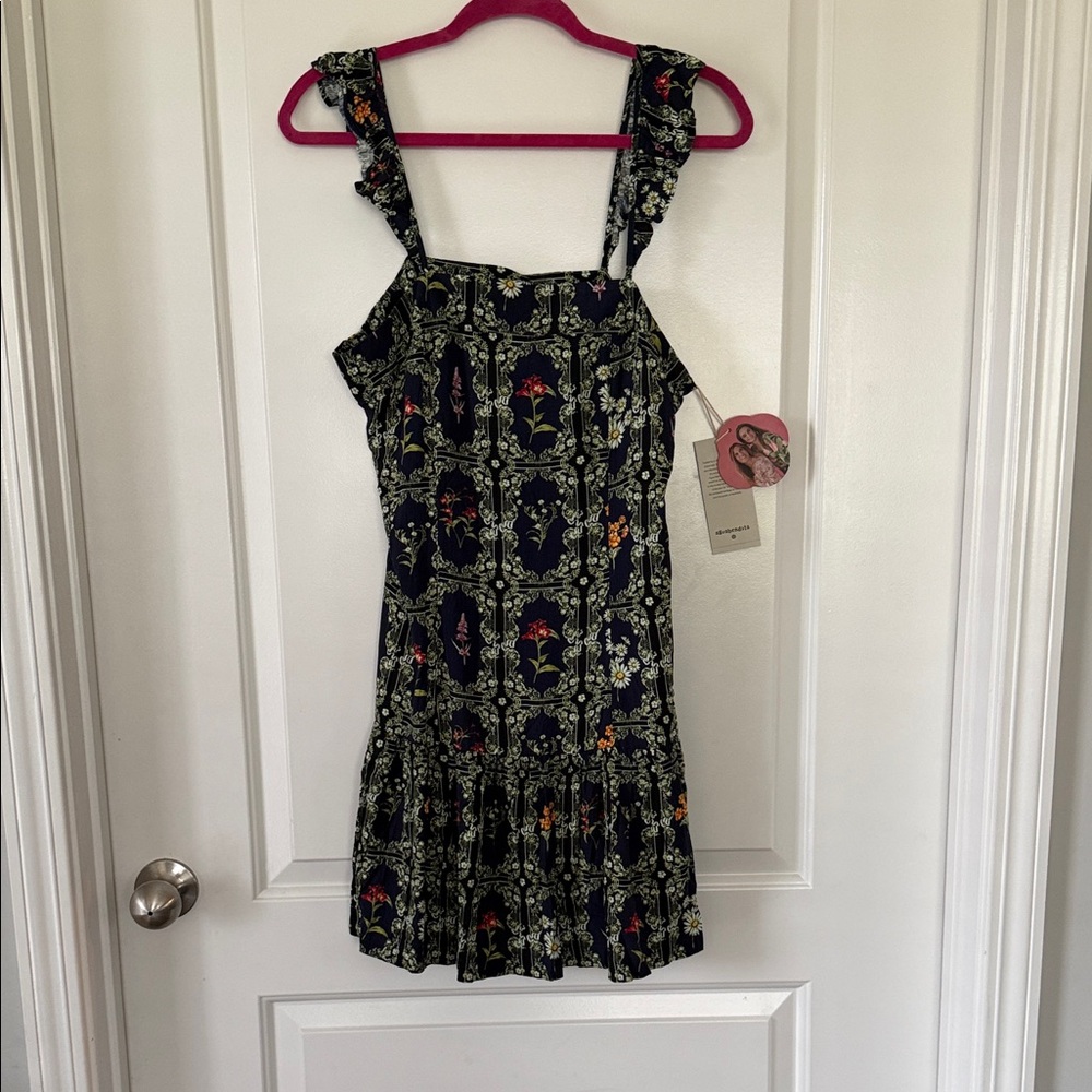 Floral Print Sleeveless Dress